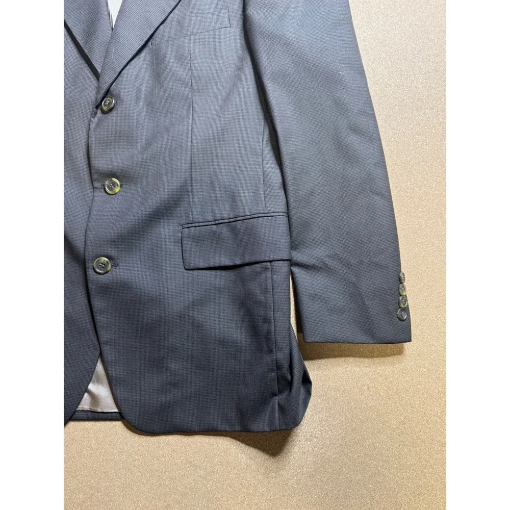vtg Chaps Ralph‎ Lauren Men's Gray Wool Blazer Jacket Made in Canada $200